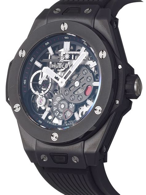 hublot meca 10 black magic preowned|big bang meca 10 black magic.